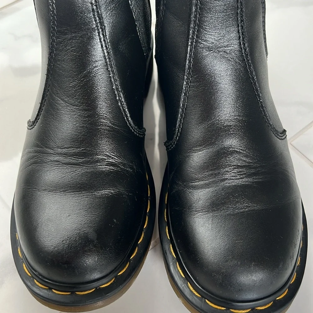 Dr Martens 2976 NAPPA LEATHER BLACK CHELSEA BOOTS Women’s Size 6